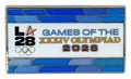 2028 Los Angeles Olympic Pin - LA28 Look of the Games XXXIV Olympiad Banner Pin