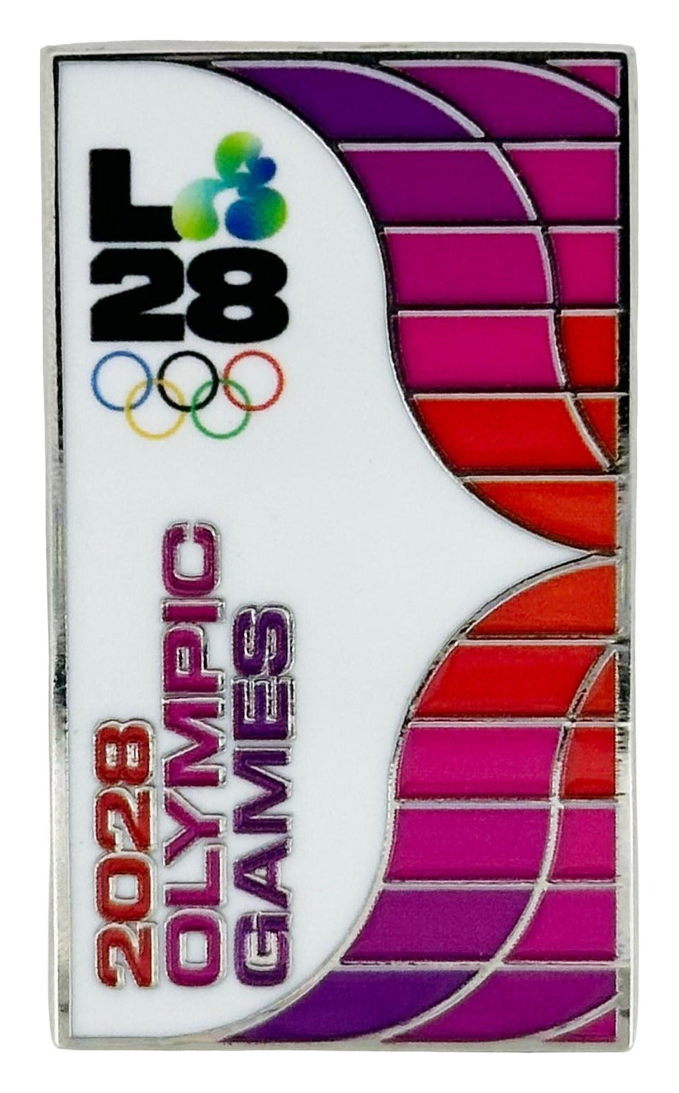 2028 Los Angeles Olympic Pin - LA28 Look of the Games 2028 Olympic Games Vertical Pin