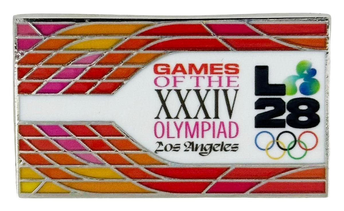 2028 Los Angeles Olympic Pin - LA28 Look of the Games Games of the XXXIV Olympiad Pin