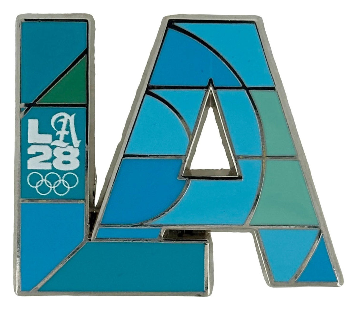 2028 Los Angeles Olympic Pin - LA28 Look of the Games LA Bluebell Pin