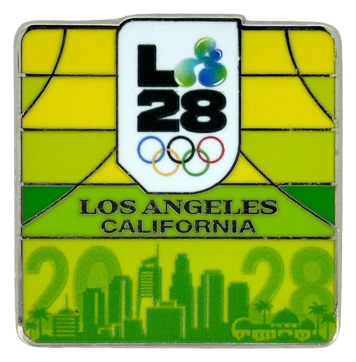 2028 Los Angeles Olympic Pin - LA28 Look of the Games LA Sagebrush City Scape Pin