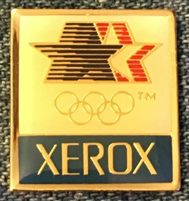XEROX 1984 Los Angeles Olympic sponsor pin