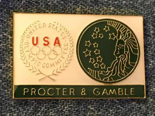 Procter & Gamble P&G 1984 Los Angeles Olympic sponsor pin