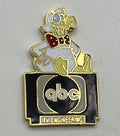 1984 Los Angeles Olympic Media Pin ~ ABC TV Engineering Duck