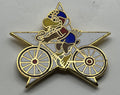 1984 Los Angeles Olympic Cycling Pin ~ Sam the Eagle Series II White Star