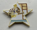 1984 Los Angeles Olympic Diving Pin ~ Sam the Eagle Series II White Star