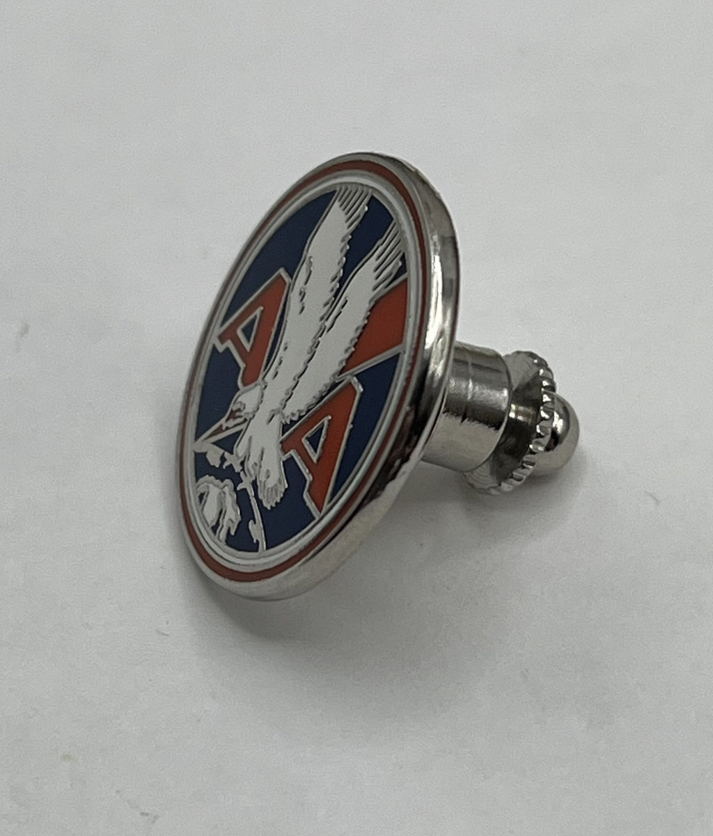 American Airlines Pin ~ Classic Eagle AA Logo ~ Round