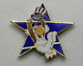 1984 Los Angeles Olympic Gymnastics Pin ~ Sam the Eagle Series II Blue Star Parallel Bars