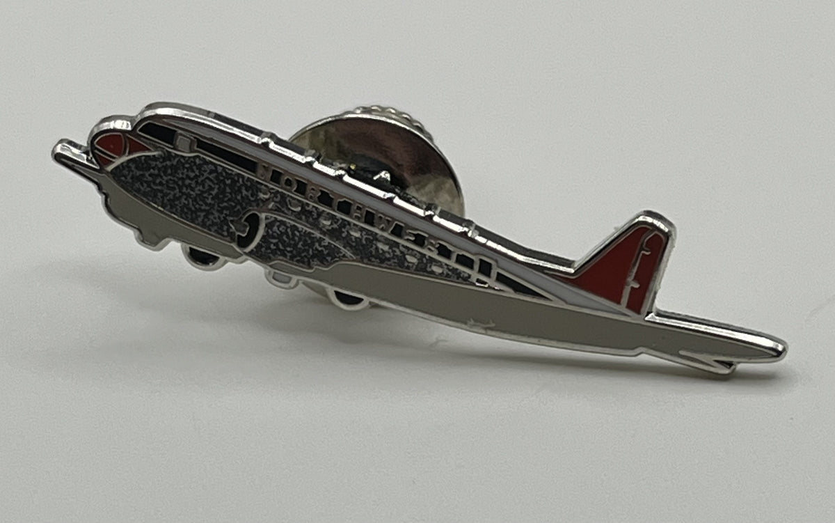 Northwest Airlines DC-3 Airplane Pin ~ Modern Reproduction ~ Gift