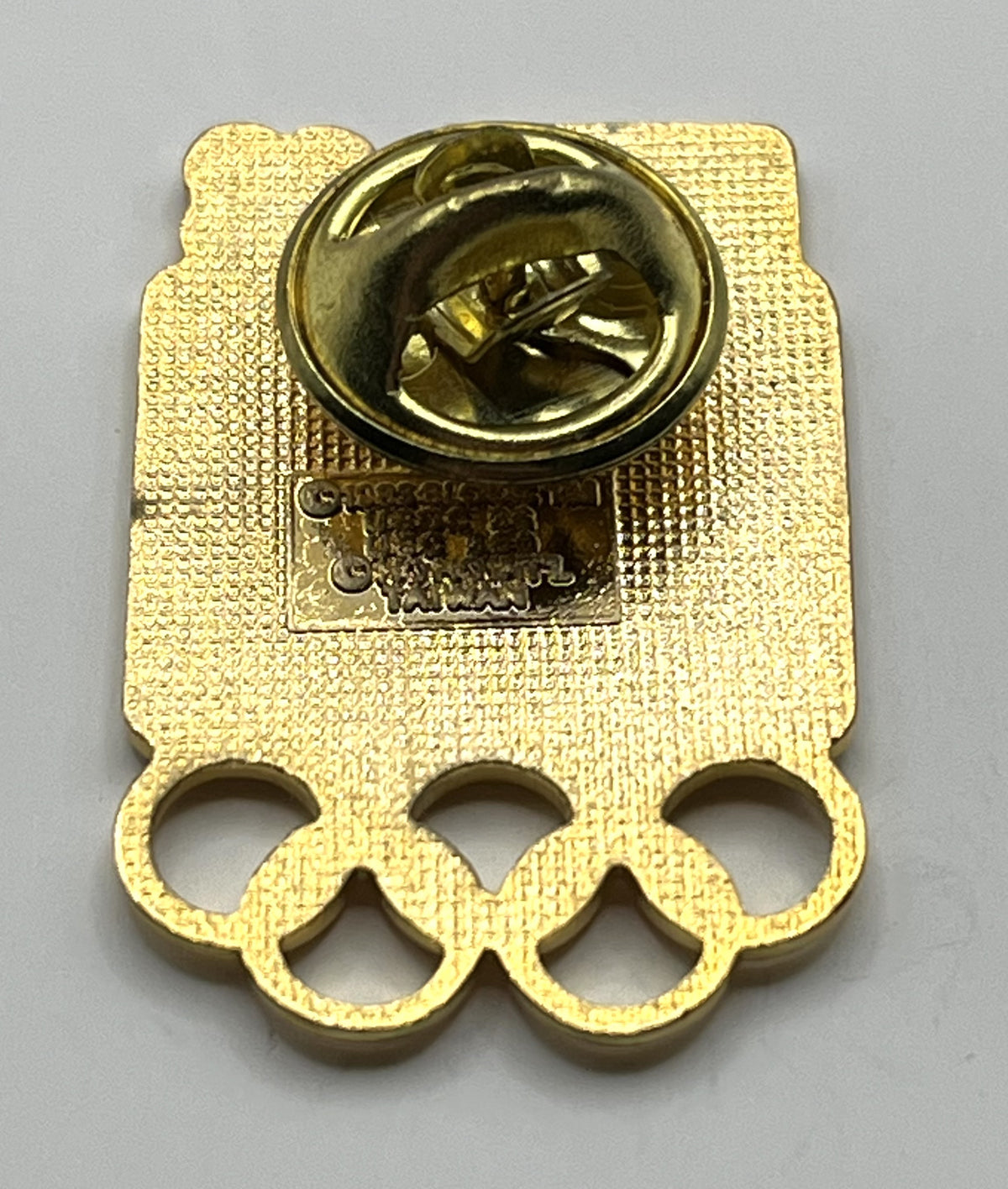 1988 Seoul Olympic Baseball Pin ~ Seoul 88 Pictogram with Olympic Rings