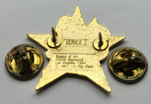 1984 Los Angeles Olympic Archery Pin ~ Sam the Eagle Series II Red Star