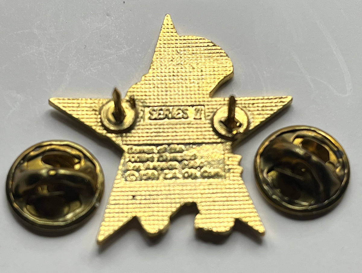 1984 Los Angeles Olympic Track & Field Pin ~ Sam the Eagle Series II White Star Race Walk