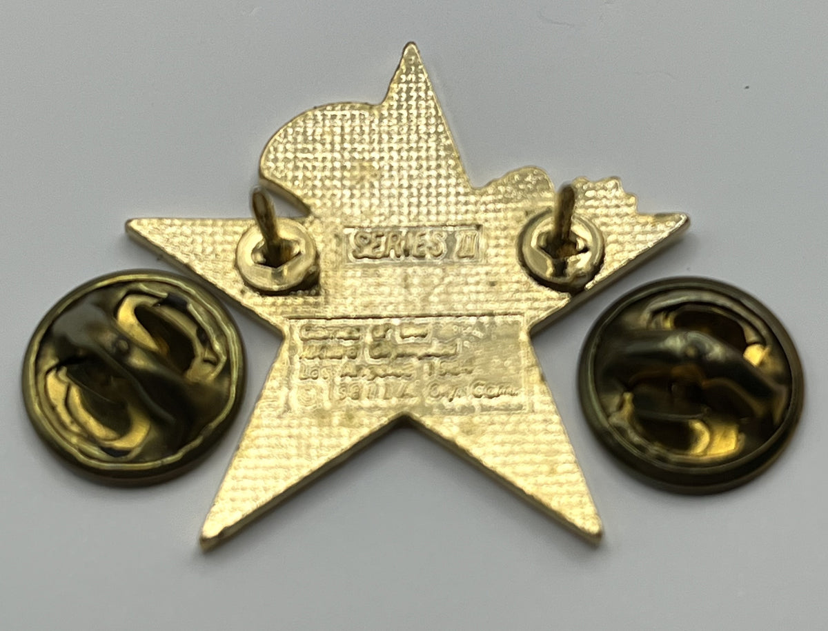 1984 Los Angeles Olympic Swimming Pin ~ Sam the Eagle Series II White Star Pool