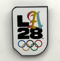 2028 Los Angeles Olympic Pin ~ LA28 Logo & LA Gradient Script A ~ Pinpal Grand Opening Price