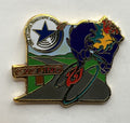 1996 Atlanta Paralympic Games Cycling Pin ~ Blaze Mascot