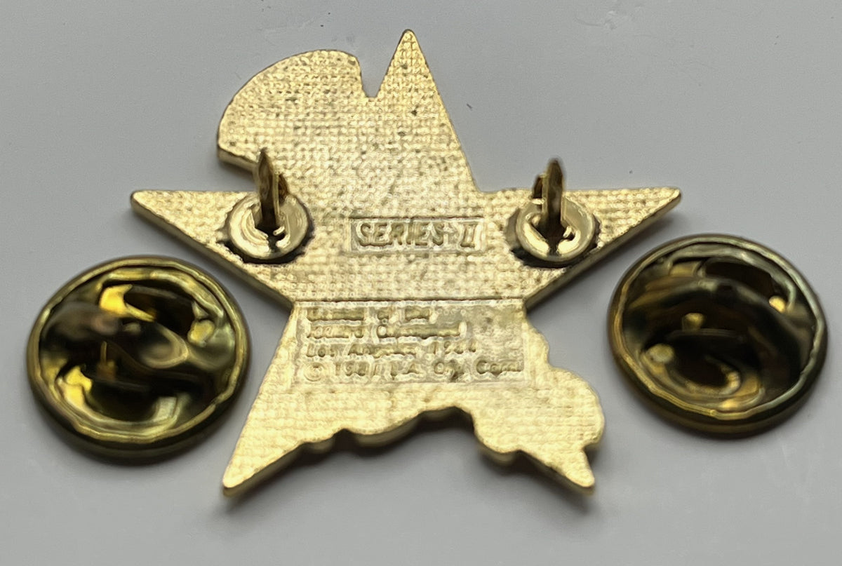 1984 Los Angeles Olympic Track & Field Pin ~ Sam the Eagle Series II Red Star Relay