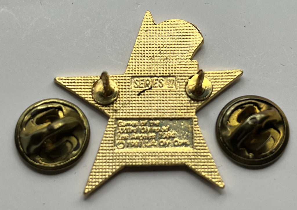 1984 Los Angeles Olympic Modern Pentathlon Pin ~ Sam the Eagle Series II White Star