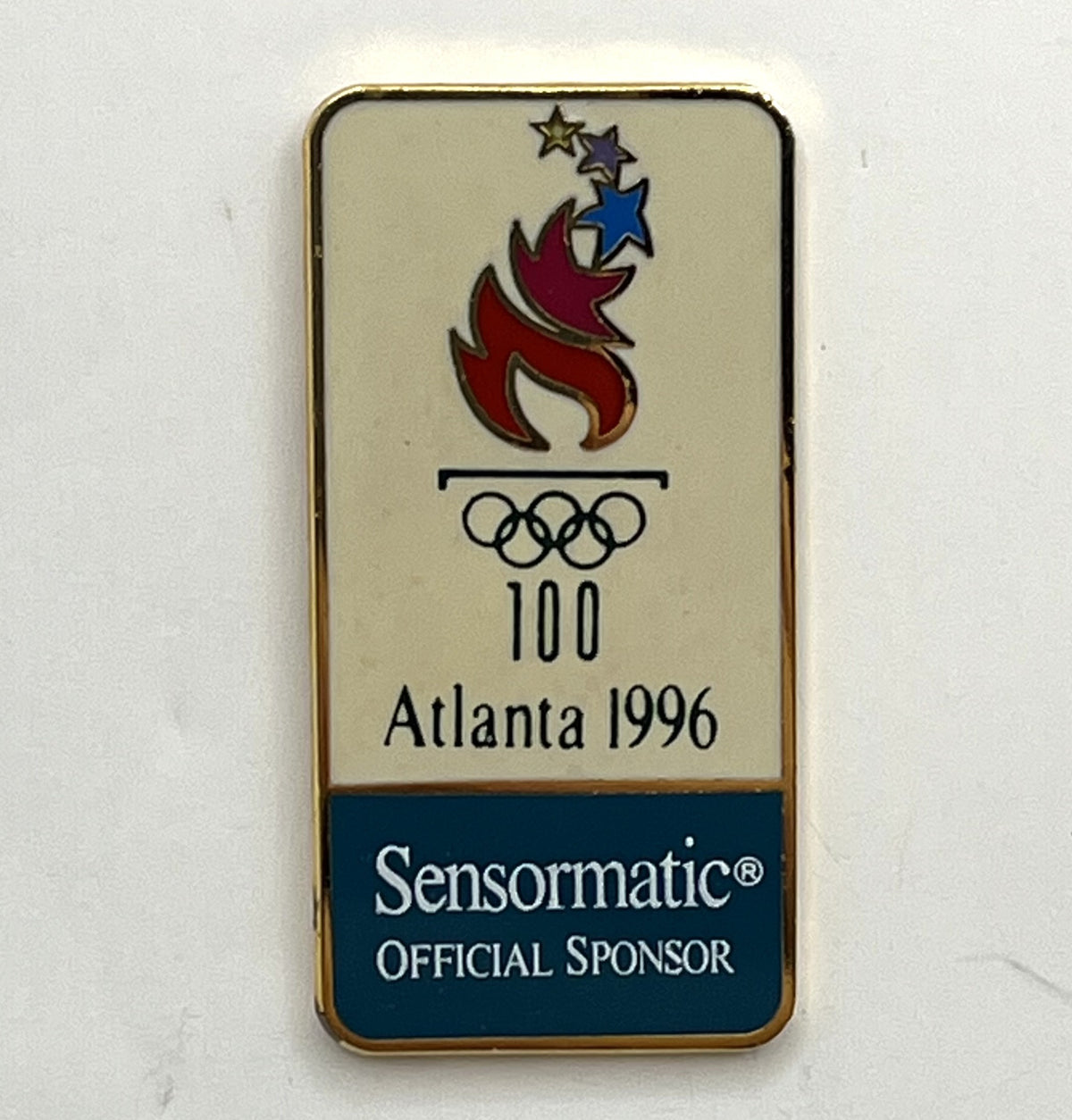 1996 Atlanta Olympic Sponsor Pin Sensormatic