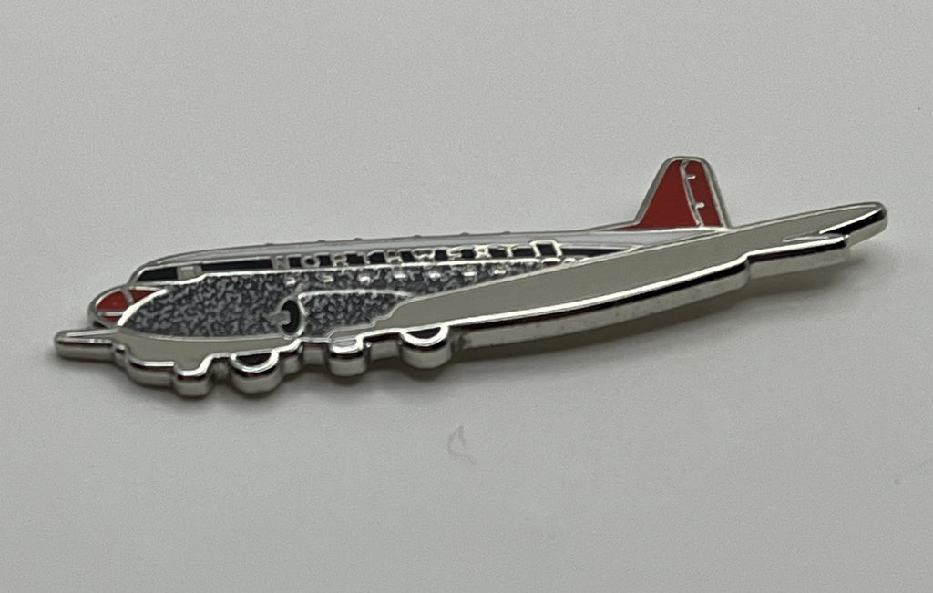 Northwest Airlines DC-3 Airplane Pin ~ Modern Reproduction ~ Gift