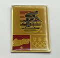 1992 Coca-Cola USA Olympic Cycling Pin ~ U.S. Cycling Team