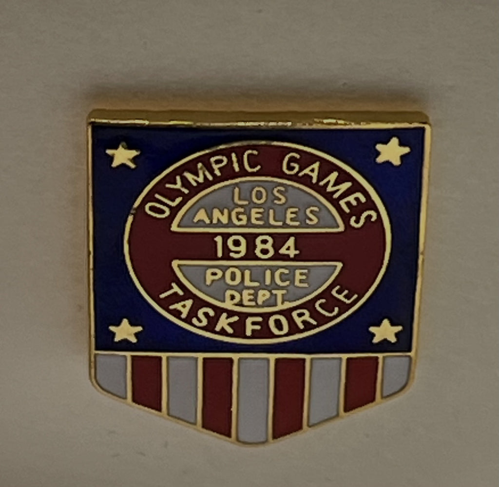 1984 Los Angeles Olympic Pin LAPD Police Dept Taskforce