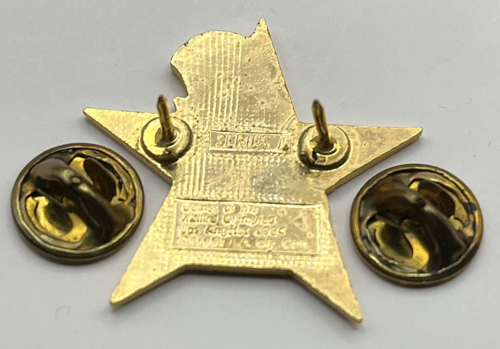 1984 Los Angeles Olympic Decathlon Pin ~ Sam the Eagle Series II Blue Star