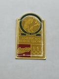 Coca-Cola Olympic Sponsor Pin ~ American Horse Shows Equestrian ~ USA Olympic Rings