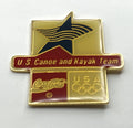 1992 Coca-Cola USA Olympic Kayak Pin ~ U.S. Canoe and Kayak Team