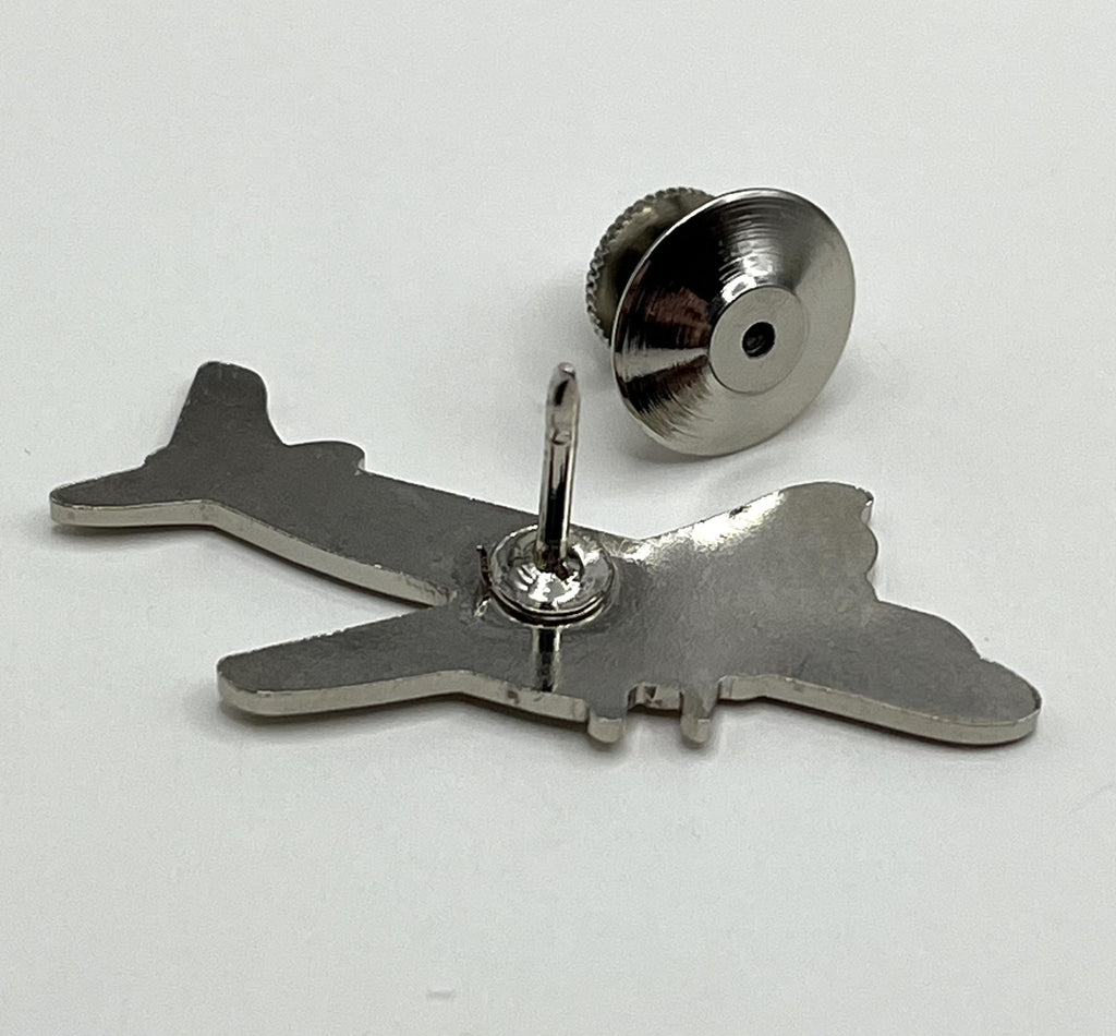 Western Airlines DC-6B Airplane Pin