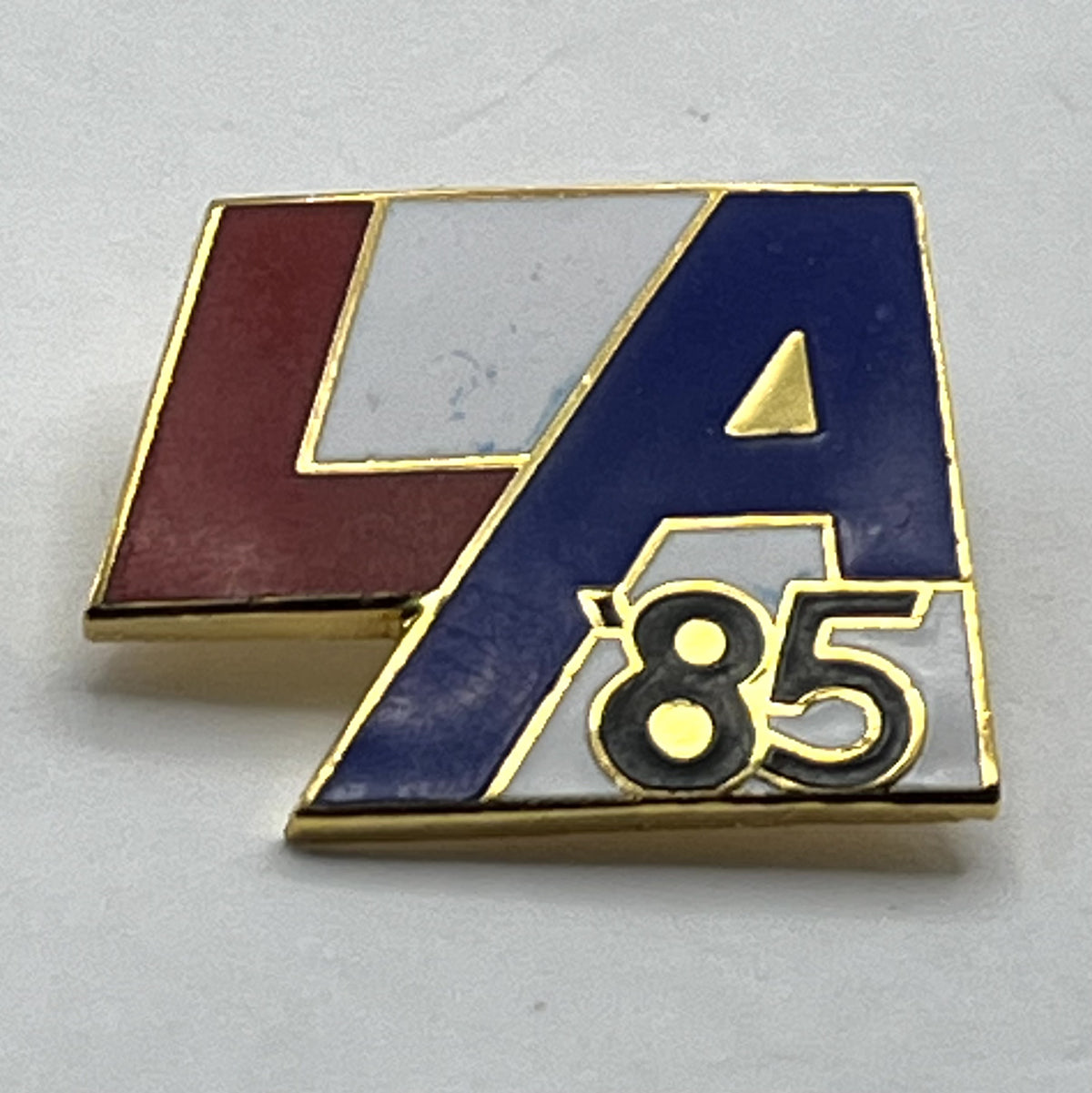 LA '85 Olympic Anniversary Pin ~ One Year After the 1984 Los Angeles Games