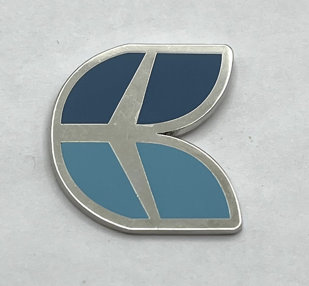CommutAir Airline Pin ~ United Airlines United Express Partner ~ Blue Leaf Logo