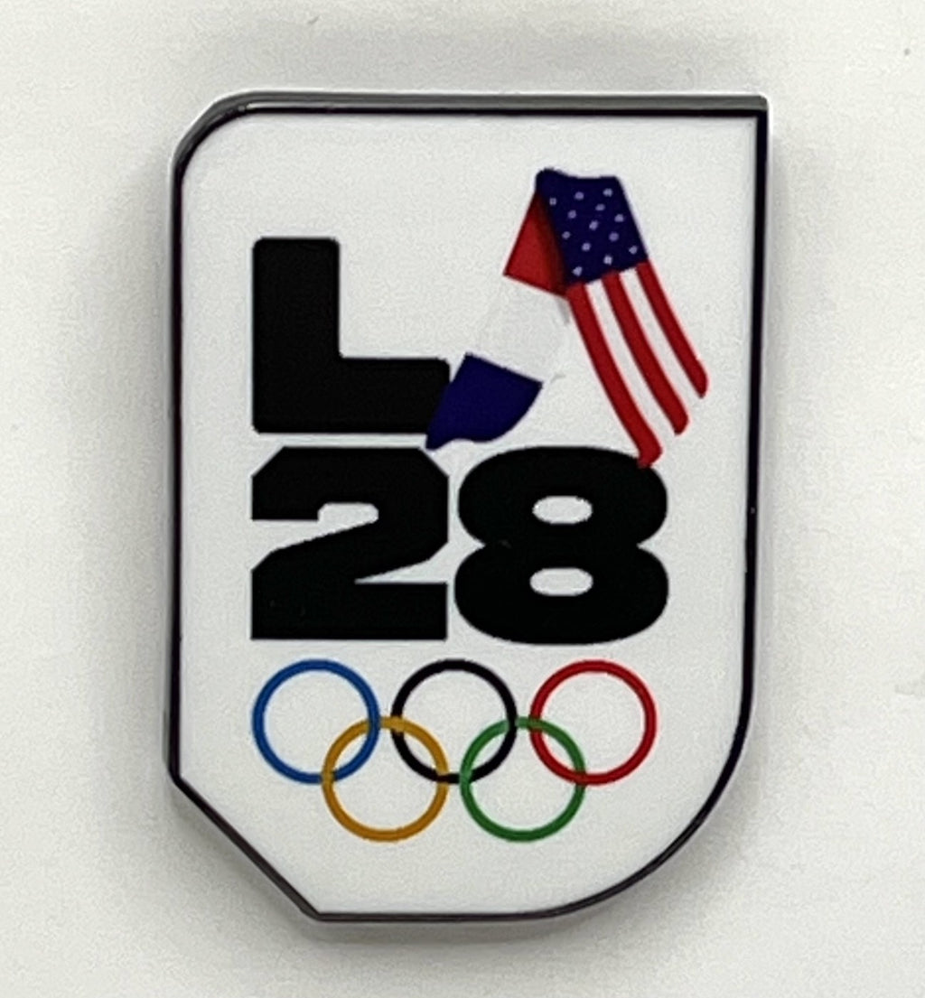 2028 Los Angeles Olympic Pin ~ LA28 Logo & Handover A