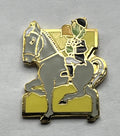 1987 Pan American Games Equestrian Pin ~ Amigo Mascot on Horseback ~ Indianapolis
