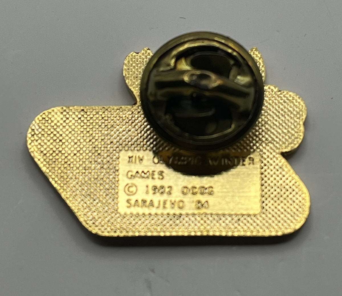 1984 Sarajevo Olympic Pin ~ Vučko Mascot Set ~ Olympic Torch
