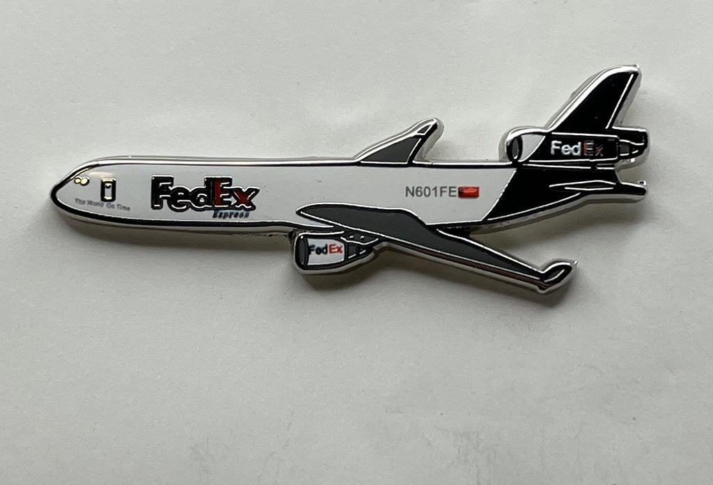 FedEx Express MD-11 Airplane Pin