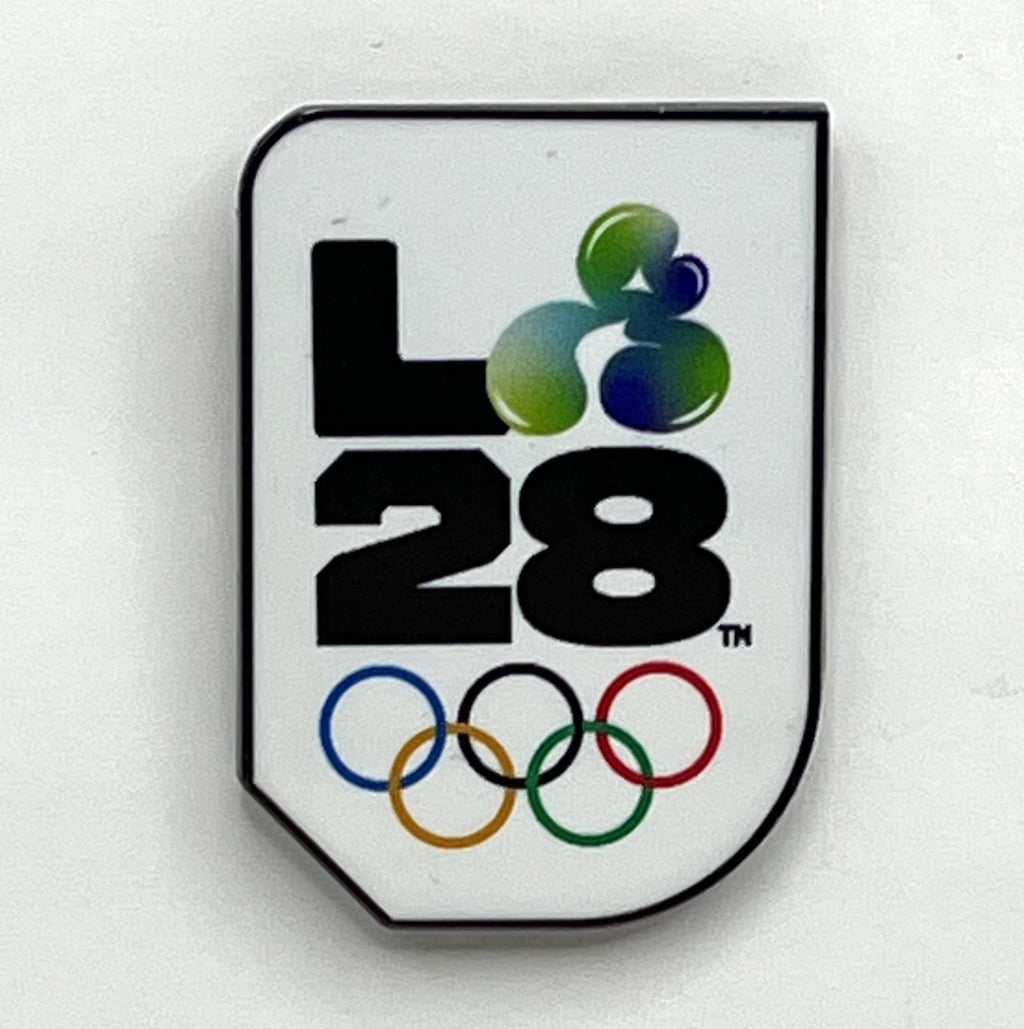 2028 Los Angeles Olympic Pin ~ LA28 Logo & Youthful Energy A ~ Pinpal Grand Opening Price