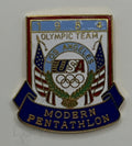 1984 Los Angeles Olympic Team Pin ~ Modern Pentathlon ~ Designs by Margarita