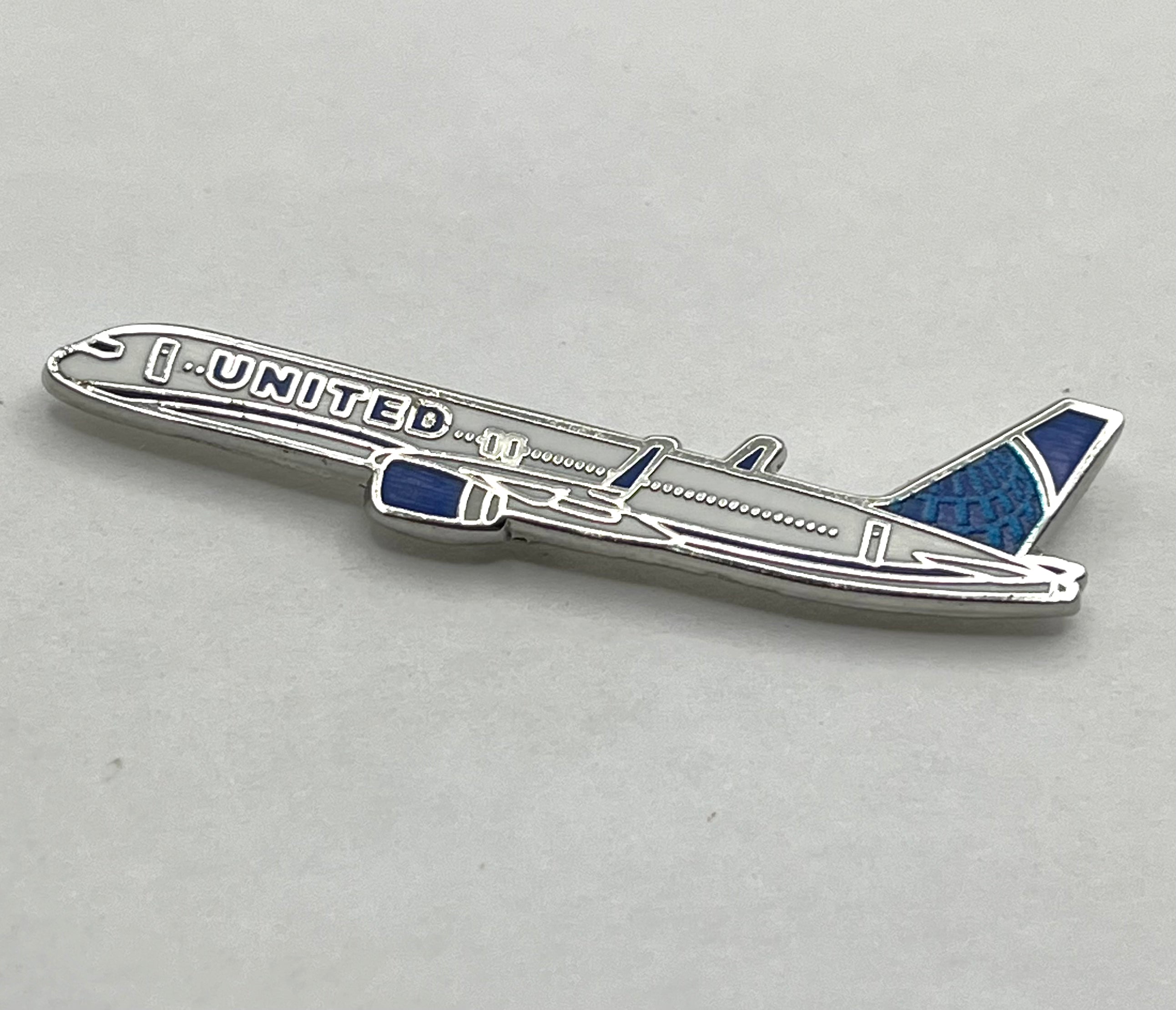 United Airlines Boeing 757 Airplane Lapel Pin Reproduction Gift