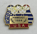 1984 Russian Dolls Olympic Pin ~ Pinheads ~ Summer Games at Los Angeles