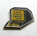1984 Olympic Pin ~ LAPD Clerical Support XXIII Olympiad
