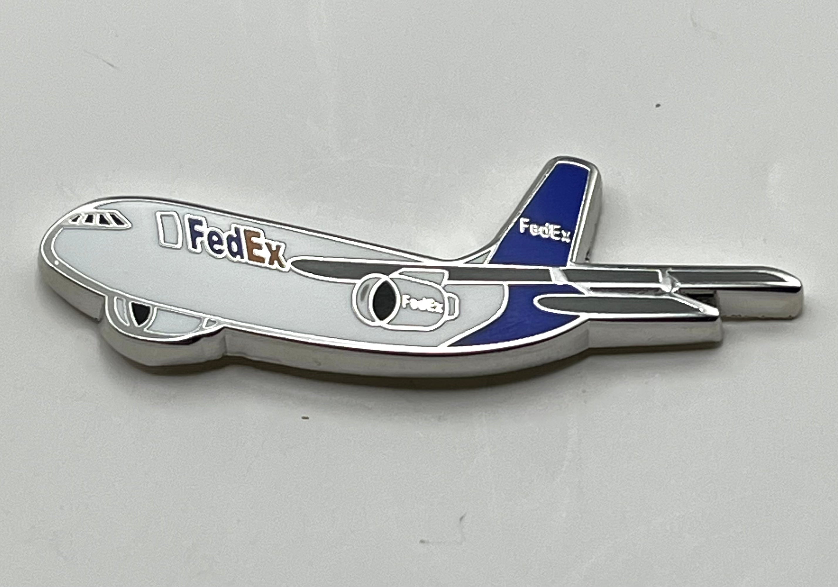 FedEx Express Airbus A300 Airplane Pin