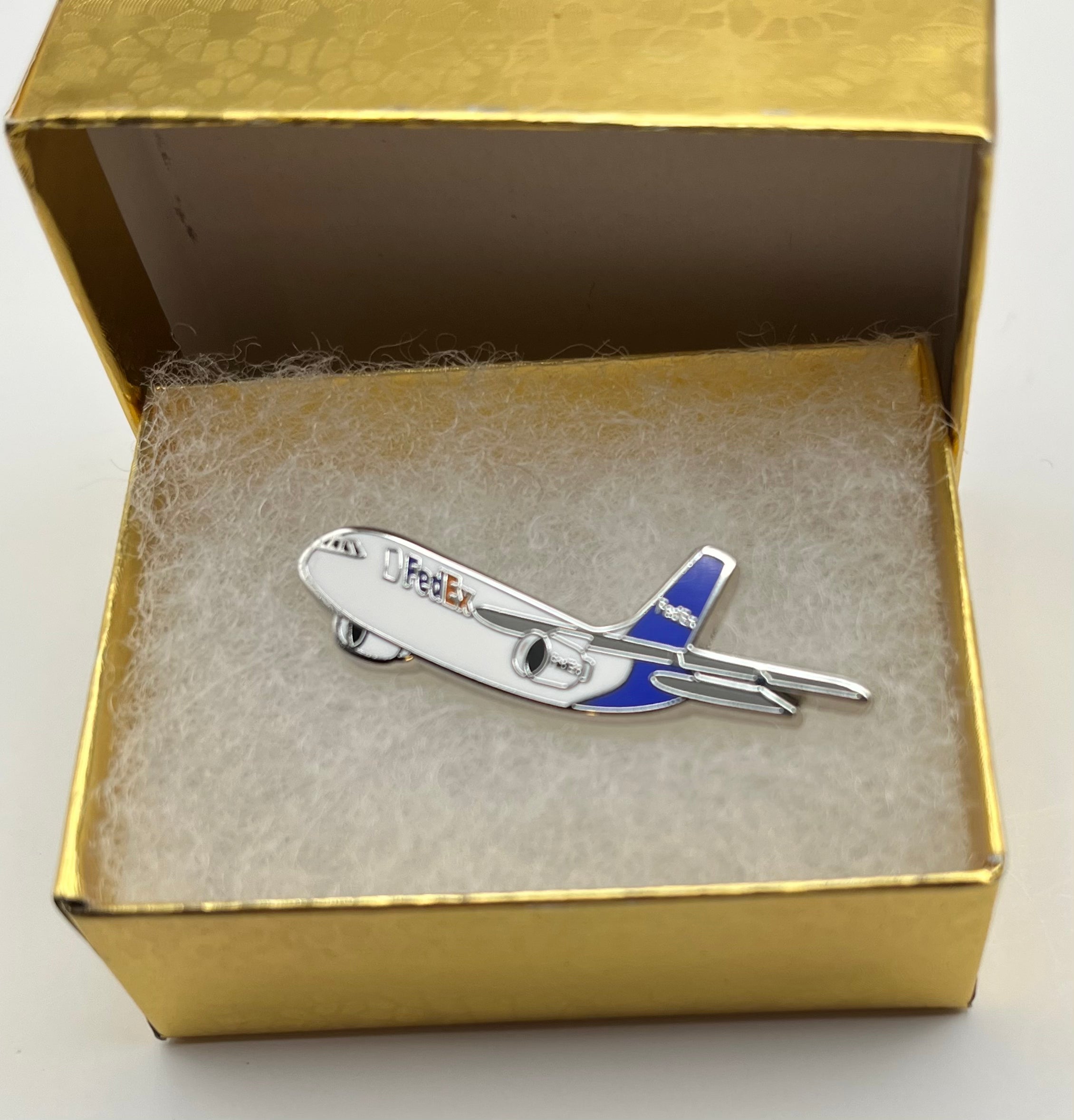 FedEx Express Airbus A300 Airplane Pin