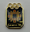 1984 Sarajevo Olympic Logo Pin ~ XIV Olympic Winter Games