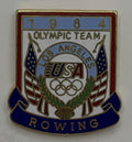 1984 Los Angeles Olympic Team Pin ~ Rowing ~ Designs by Margarita
