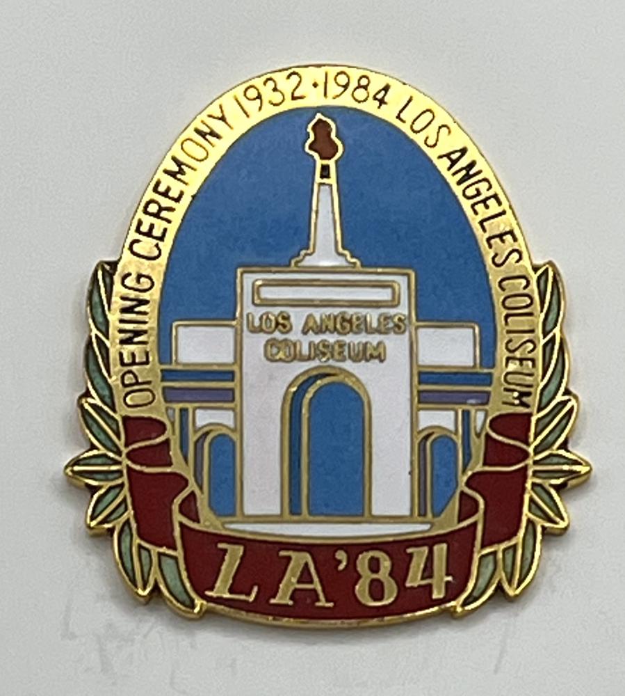 1984 Los Angeles Olympic Pin - Opening Ceremony LA Coliseum, Gift Creations Limited Edition