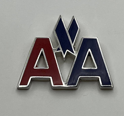 American Airlines classic AA eagle lapel pin — modern cloisonné reproduction