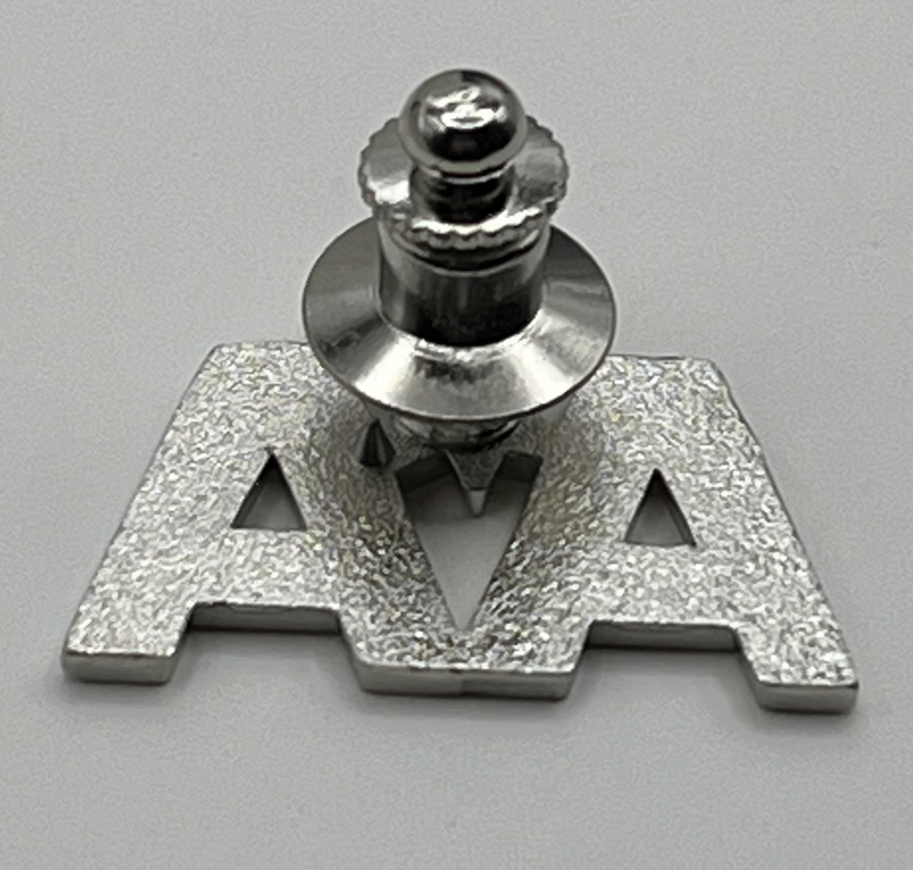 American Airlines classic AA eagle lapel pin — modern cloisonné reproduction
