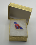 Delta Air Lines Widget Tail Lapel Pin – Cloisonné Reproduction w/ Box