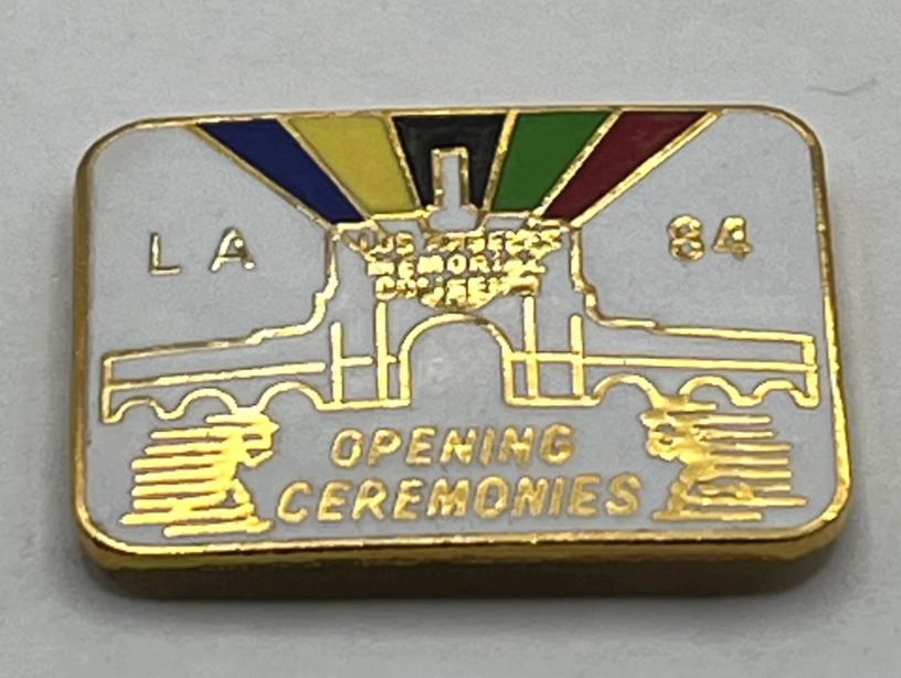 1984 Olympic Pin ~ Opening Ceremony at Los Angeles Coliseum