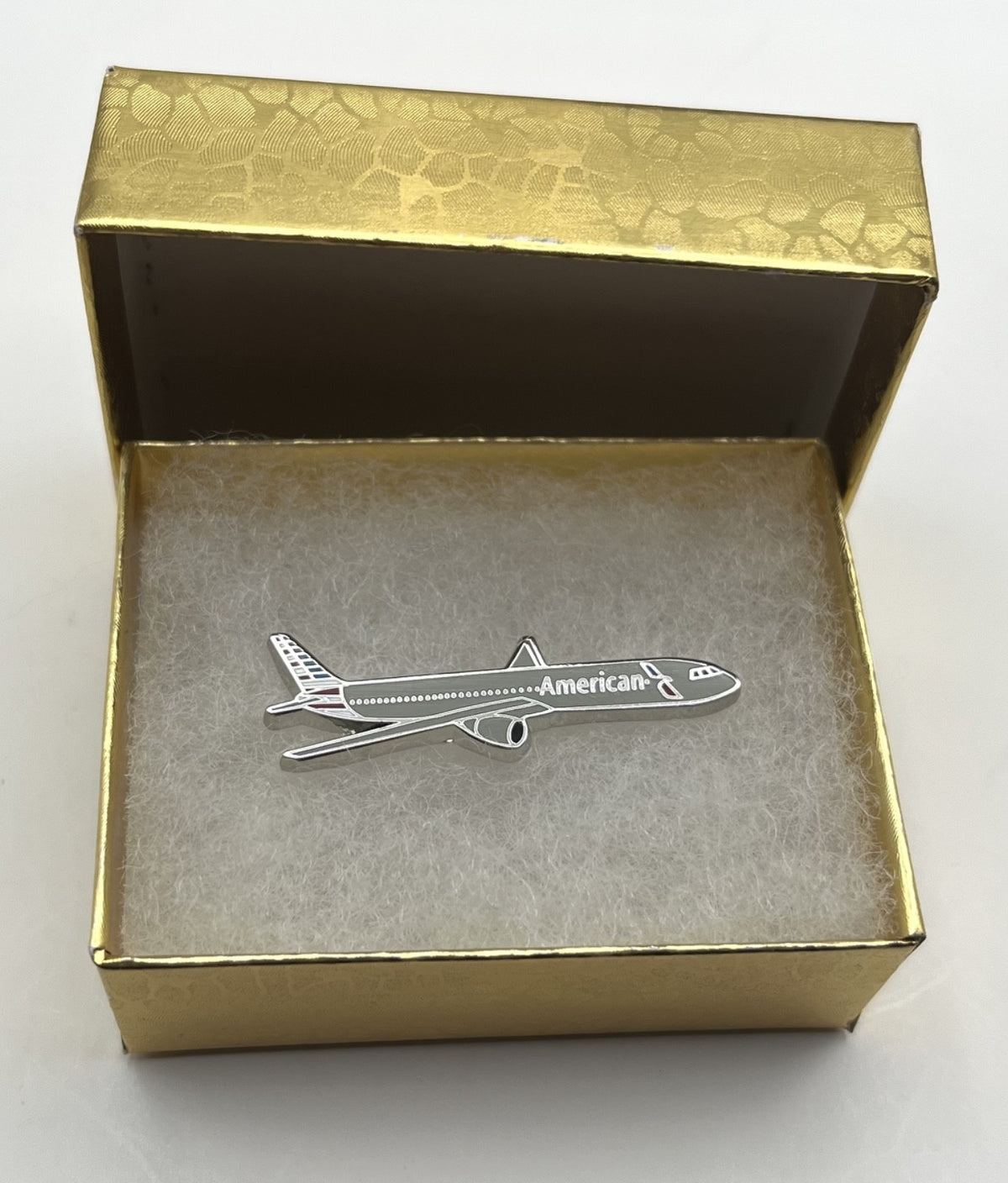 American Airlines Boeing 777 Airplane Lapel Pin Repro Gift